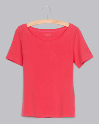 Organic Cotton Stretch Jersey Tee