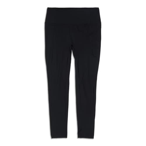 Lululemon Align Jogger High Rise Crop *Nulu Size 2 Heathered Black HBLK  76432