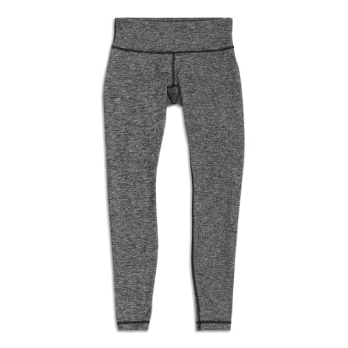 Lululemon Wunder Under Pant Hi-Rise Luon Variegated Knit Heathered