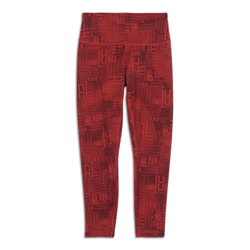 Lululemon Wunder Lounge Super High-rise Tight 28 In Red