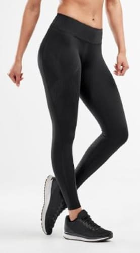 ATHLETA Peak Hybrid Quilted Fleece Tight : BLACK, S - Small #511126