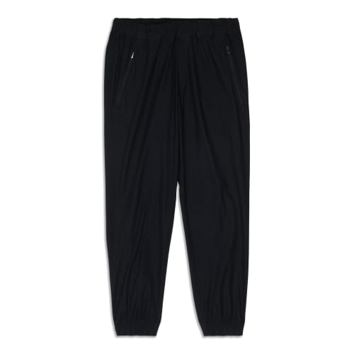 WOMEN'S SATIN DRAPE JOGGER PANTS