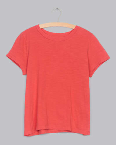 Organic Cotton Stretch Jersey Tee