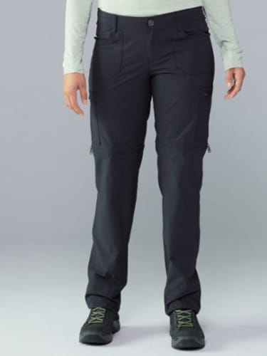 KUHL Anika Convertible Soft Shell Hiking Pants Shorts Black Size 8