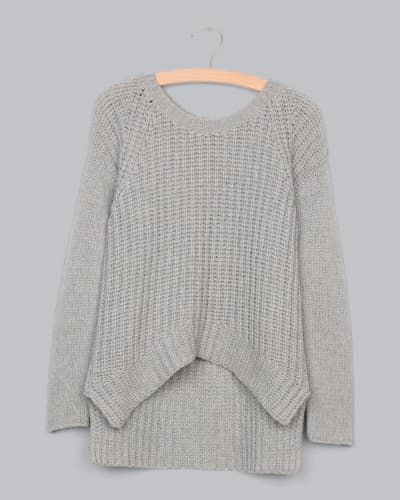 Airy Wool Shoelace Pullover