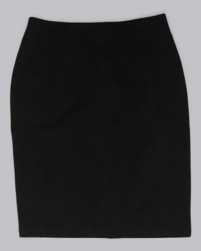 Melanged Viscose Stretch Ponte Skirt