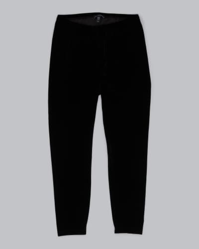 Recycled Polyester Stretch Velvet Pant