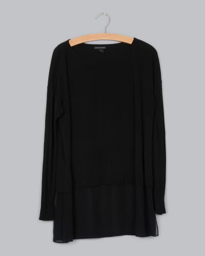 Silk camisole Eileen Fisher Black size L International in Silk