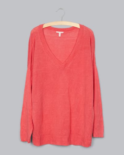 Organic Linen Knit Pullover