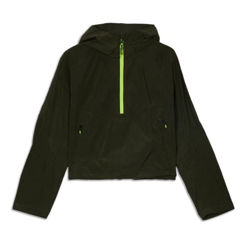 Lululemon Textured Fleece 1/2 Zip - Black - lulu fanatics