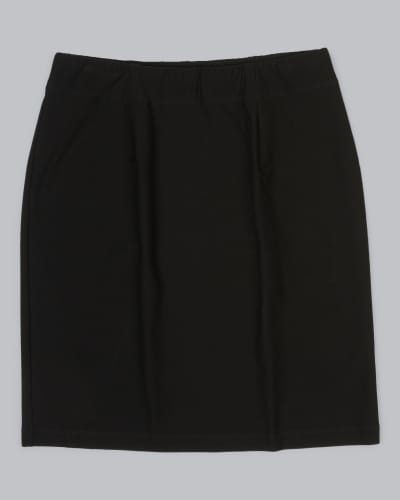 Washable Stretch Crepe Skirt