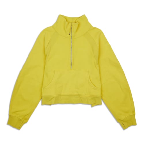 Lululemon Scuba Oversized Half-Zip Hoodie Yellow Size XS - $40 (66