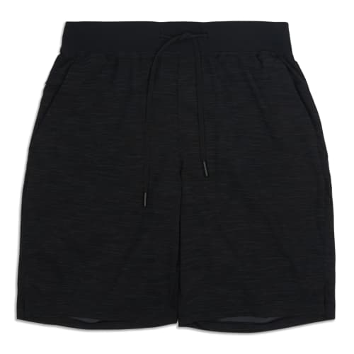 Lululemon At Ease Short 7 - Heathered Black / Black - lulu fanatics