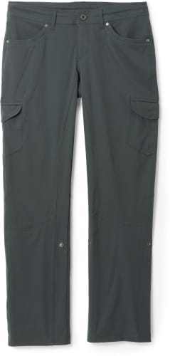 Kuhl Womens Capri Pants Size 6 Green Cargo Roll Up Tab Hiking Pants Pockets