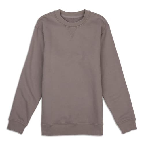 LULULEMON Women’s Ready To Roll Crew Sweatshirt in Vapor Gray Size 10