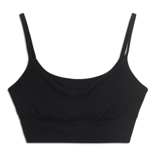 Lululemon In Alignment Straight-Strap Bra size 8 Black Size M - $15 (77%  Off Retail) - From carley