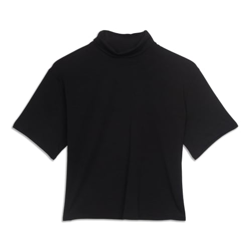 Lululemon Softstreme Gathered Tee Black Size 6 - $30 (65% Off Retail) -  From Tess