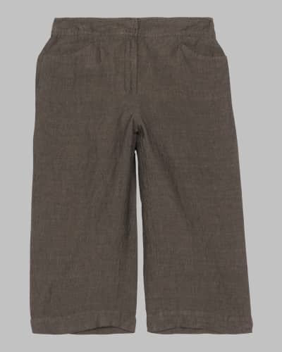 Cross-dyed Linen Rayon Pant