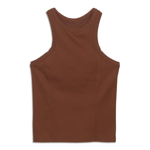 Strappy Seamless Yoga Shelf Tank Top