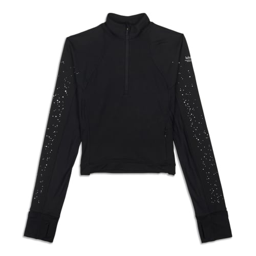 Lululemon running sweatshirt Black Size 2 - $36 (53% Off Retail) - From  Keely