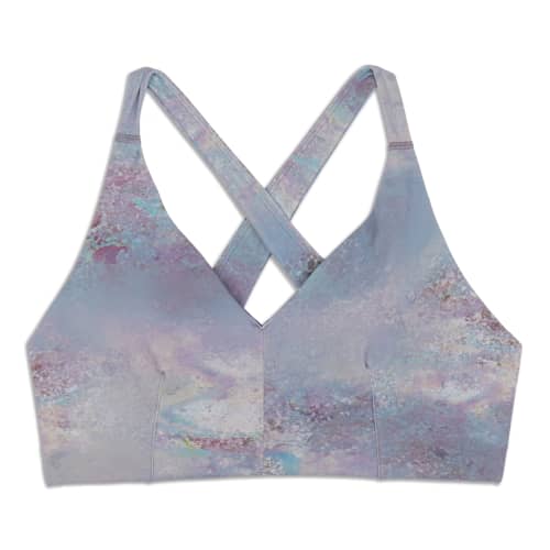 Ebb to Train Bra in Iced Iris (4)! It has quite the snug fit and