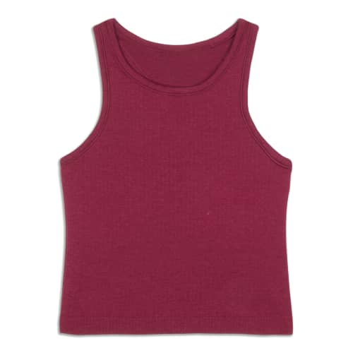 LU 44 Womens Sleeveless Ebb To Street Merino Wool Tank Top With