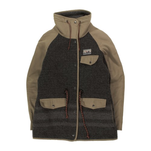Patagonia Worn Wear Women S Reclaimed Wool Parka Forge Grey Used