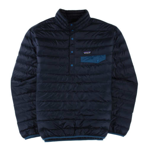patagonia down snap pullover