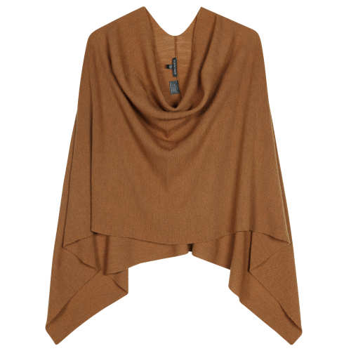 Used Fine Merino Links Poncho Brown Eileen Fisher Renew