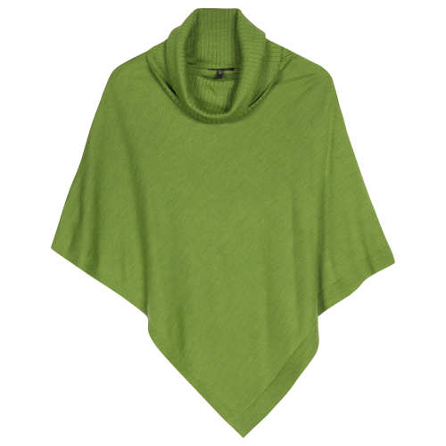 Used Merino Jersey Poncho Green Eileen Fisher Renew