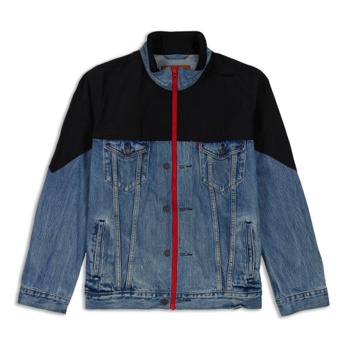 mockneck trucker jacket