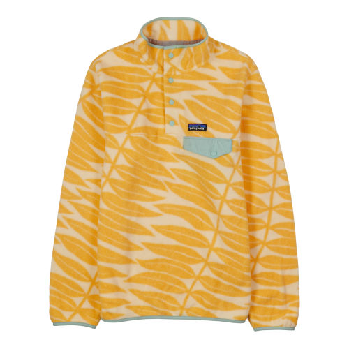 Patagonia Women's Lightweight Synchilla Snap-T Fleece Pullover in Yellow, 25455-ABS - S / Su…