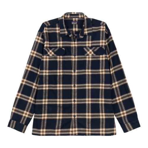 Men's Long-Sleeved Organic Cotton Midweight Fjord Flannel Shirt 