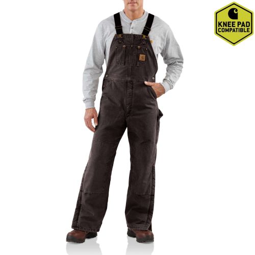 カーハート　ダブルニー　SANDSTONE BIB OVERALL Sandstone Duck Bib Overall / Quilt-Lined | Carhartt Reworked