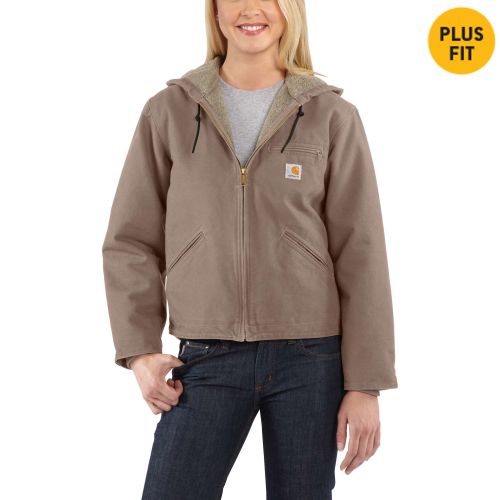 Sandstone Sherpa-Lined Sierra Jacket | Carhartt Reworked Sandstone Sherpa-Lined Sierra Jacket | Carhartt Reworked