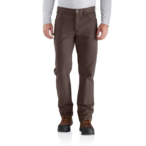 Carhartt Canvas Khaki Pants with Velcro Brand Fastener Fly