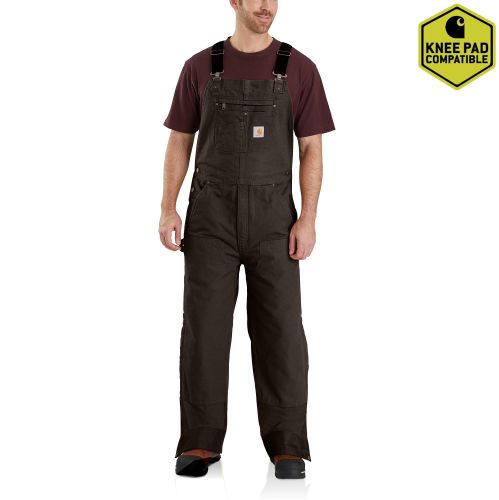 Quilt Lined Washed Duck Bib Overalls | Carhartt Reworked