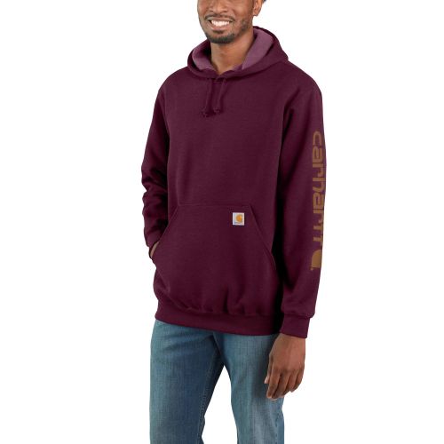 Carhartt Men's Midweight Pullover Hooded Sweatshirt - Black