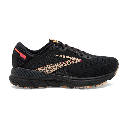 Womens Brooks Running Adrenaline GTS 22 Disco in  Black/Bittersweet/Limelight – Lucky Shoes