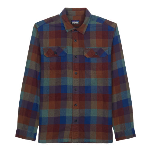 Men's Long-Sleeved Organic Cotton Midweight Fjord Flannel Shirt 