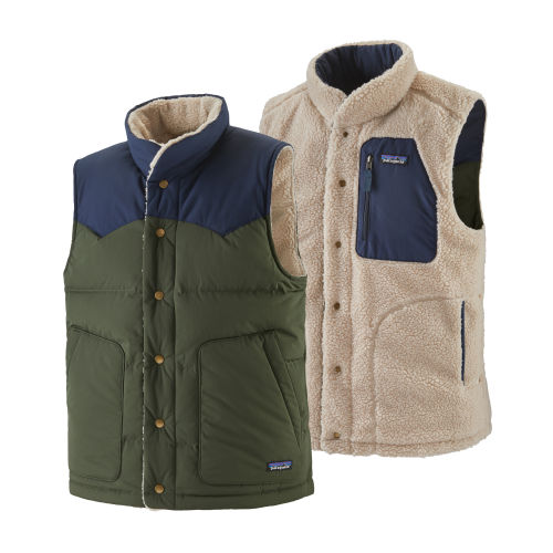 【りぃ】Patagonia Reversible Down Vest Men's Reversible Bivy Down Vest | Patagonia | Sporting Life