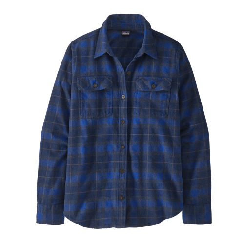 Women's Long-Sleeved Organic Cotton Midweight Fjord Flannel Women's Long-Sleeved Organic Cotton Midweight Fjord Flannel