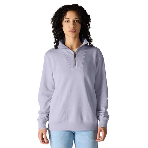 別注 TOWN PARKER WOMAN Women's TENCEL™ Fiber Series Relaxed Fit Half-Zip Sweatshirt