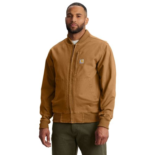 Rugged Flex® Duck Relaxed Fit Bomber Jacket | Carhartt Reworked