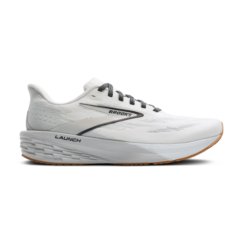 Brooks Mens Launch 11 Running Sneakers US 13 M EU 47.5 White Athletic EUC Men main image 4