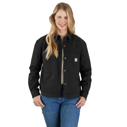 Women's Montana Rugged Flex® Loose Fit Heavyweight Duck Overshirt