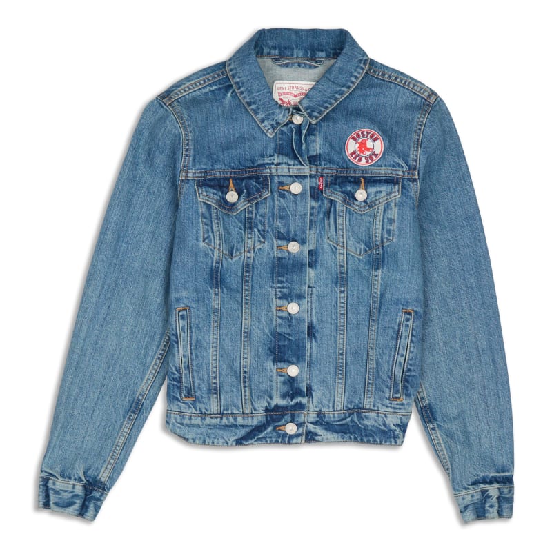 Levis Levi's® MLB Denim Trucker Jacket Boston Red Sox