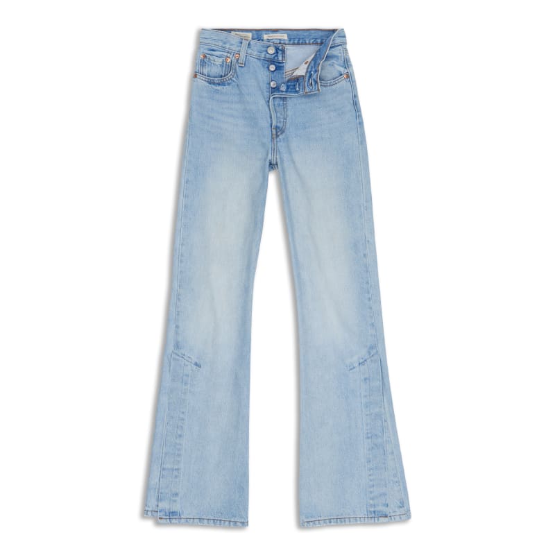 JNGSA Pull On Jean for Women,High Waisted Ripped Flare Jean for