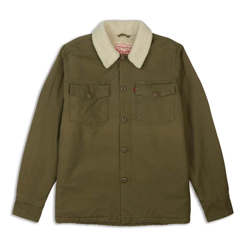 Main product image: Nylon Sherpa Coach's Trucker Jacket