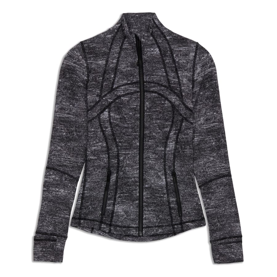 Lululemon Define Jacket - Luon Variegated Knit Black Heathered